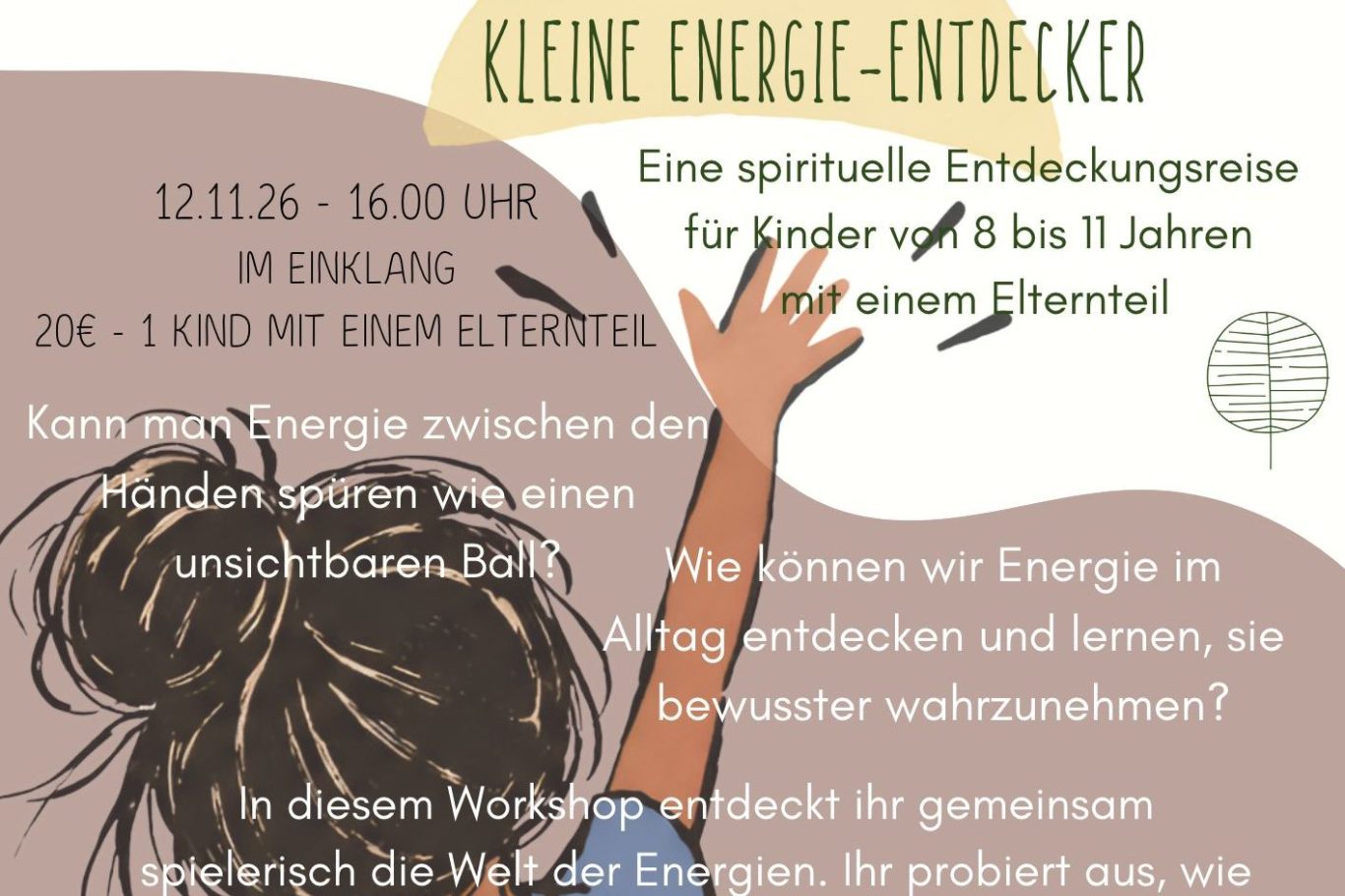 Entspannende Energien erleben Entspannende Energien erleben - 09.10.2026 - 10 Uhr