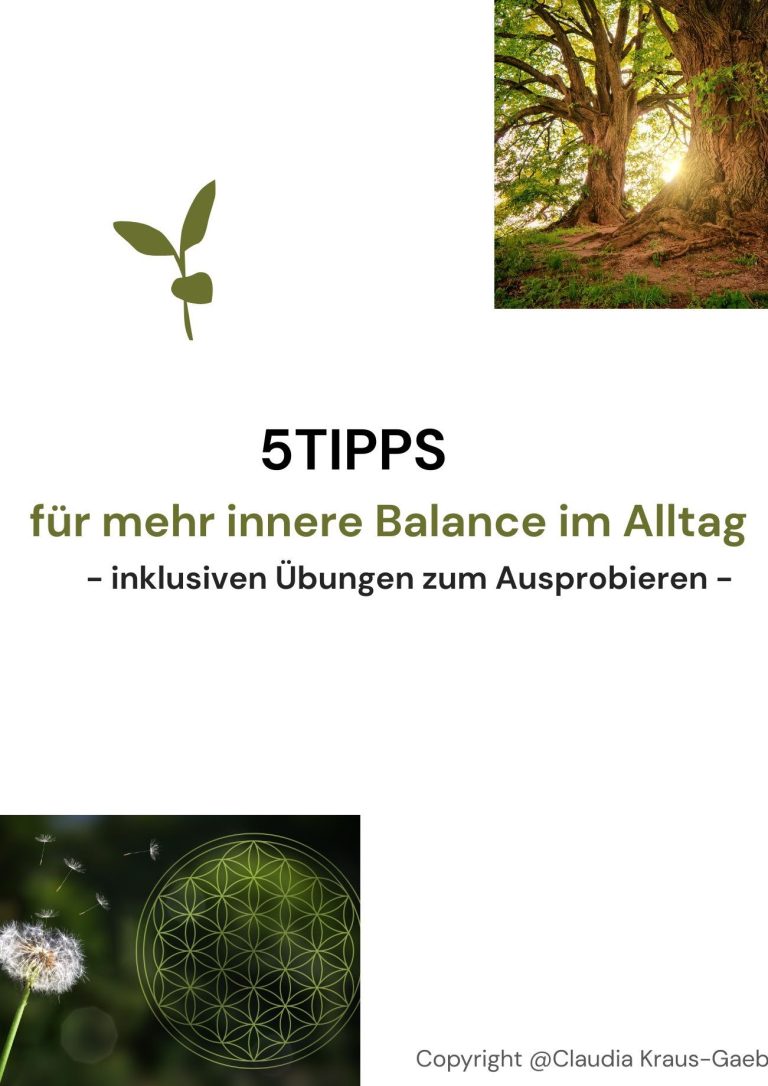 5 Tipps für innere Balance